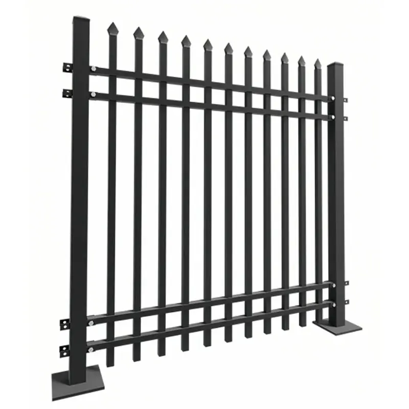 Ornamental Steel Picket Fence